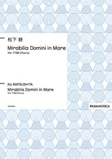 Mirabilia Domini in Mare TTBB choral sheet music cover
